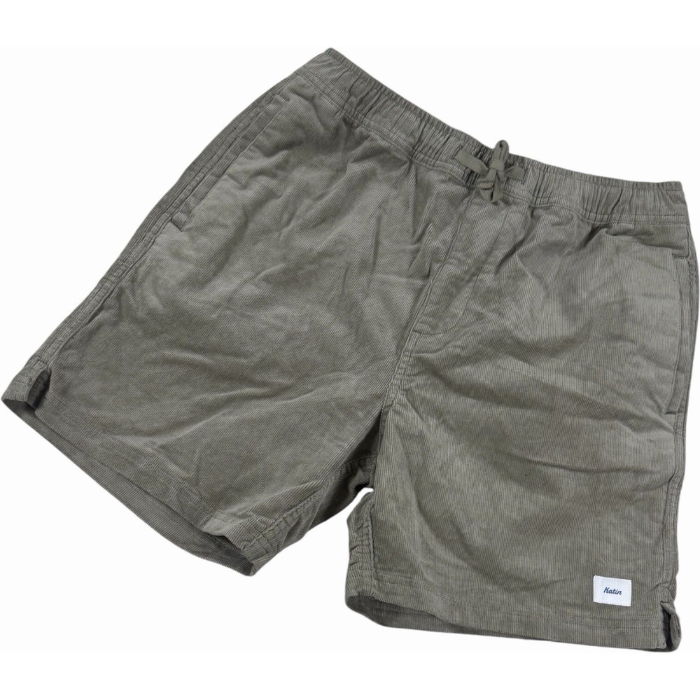 Katin Cord Local Short Men’s XL Olive Green Corduroy Drawstring Shorts